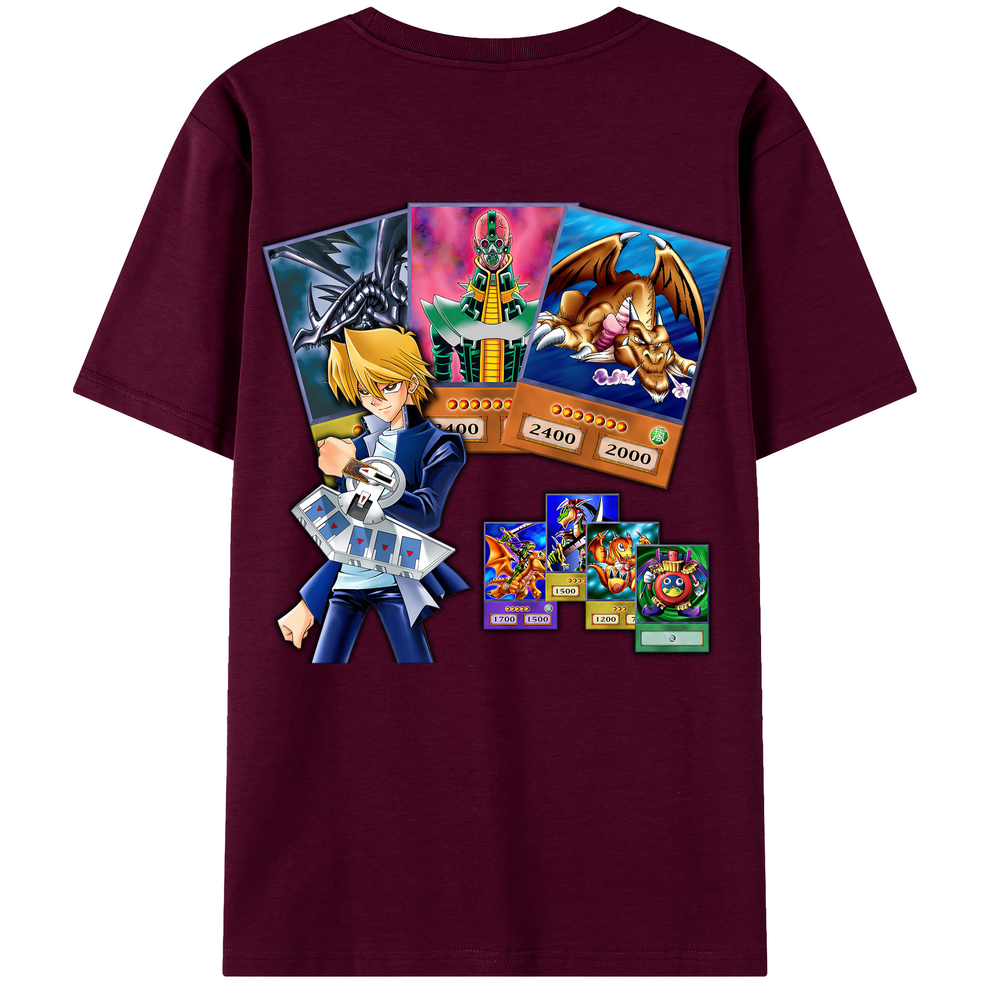 （画像用） 遊☆戯☆王 Yu-Gi-Oh! レディース半袖Tシャツ(バックプリント)